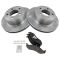 1990-98 Jeep Grand Cherokee Wrangler Wagoneer Ceramic Brake Pad & Rotor Kit