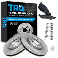 11-12 Ford Taurus SHO Front Metallic Brake Pads & Rotors Set