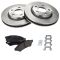 05-08 Lacrosse; 05-08 Grand Prix; 05 SV6, Relay, Uplander Fr Ceramic Pands & Rotors Set