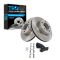 03-05 Kia Rio Front Metallic Brake Pads & Rotors Set