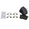 00-06 Audi TT;  98-10 Beetle; 99-05 Jetta; 99-06 Golf Rear Premium Posi Metallic Pads & Rotors Set