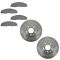 03-07 Cadillac CTS (w/RPO FE1) Front Metallic Brake Pads & Rotors Set