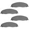 03-07 Cadillac CTS (w/RPO FE1) Front Metallic Brake Pads & Rotors Set