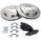 03-07 Cadillac CTS; 05-11 STS Rear Ceramic Brake Pads & Rotors Set