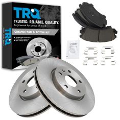 11-12 Chevy Camaro 3.6L Front Ceramic  Brake Pads & Rotors Set