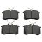 97(from 168351) - 02 Audi A4 FWD Rear Ceramic Brake Pads & Rotors Set