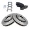 06-09 Uplander, Montana SV6;  06-07 Terraza, Relay Front Metallic Pads & Rotors Set