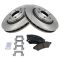 06-09 Uplander, Montana SV6;  06-07 Terraza, Relay Front Ceramic Pads & Rotors Set