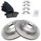 07-12 Mazda CX-9 Rear Ceramic Brake Pads & Rotors Set