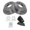 07-08 Elantra; 09-10 Elantra GLS SE Sedan Rear Premium Posi Ceramic Pads & Rotors Set