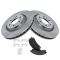 04-09 Cadillac SRX (w/ 18s or 20s) Front Ceramic Brake Pads & Rotors Set