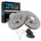 11-12 Chevy Caprice Front Ceramic Brake Pads & Rotors Set