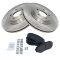 07-09 Edge, MKX AWD; 10-12 Edge, MKX Front Metallic Pads & Brake Rotors Set