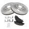 06-11 DTS, Lucerne (JL9); 08-09 Lacross. Allure Super Front Ceramic Brake Pads & Rotors Set