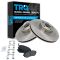 02-08 Subaru Multifit Front Premium Posi Semi Metallic Brake Pads & Rotors Set