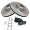 02-08 Subaru Multifit Front Premium Posi Semi Metallic Brake Pads & Rotors Set