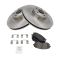 02-08 Subaru Multifit Front Premium Posi Ceramic Brake Pads & Rotors Set