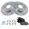 04-08 Grand Prix (ex GXP); 05-09 Lacrosse; 05-08 Alluere (ex Super) Rear Ceramic  Pads & Rotors Set