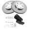 07-11 Avalon, Camry, ES350 Premium Posi Ceramic Front Brake Pads & Rotors Set