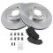 04-08, 10-11 Mitsubishi Endeavor Front Metallic Brake Pads & Rotors Set