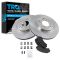 04-08, 10-11 Mitsubishi Endeavor Front Metallic Brake Pads & Rotors Set