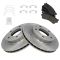 01-03 Mazda Protege (rear disc); 02-03 Protege5 Front Ceramic Brake Pads & Rotors)