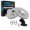 09-12 Acura TL Front Ceramic Brake Pads & Rotors Set