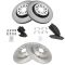 05-07 Freestyle, Five Hundred, Montego; 08-09 Taurus, Sable Taurus X Fr & Rr Ceramic Brake Kit