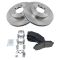 02-05 Ford Explorer, Mercury Mountaineer Front Premium Posi Ceramic Brake Pads & Rotors Set