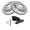 07-09 Aspen, Durango; 06-08 Ram 1500; 09-12 Ram 1500 Fr Premium posi Semi Metallic Pads & Rotors Set