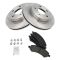 07-09 Aspen, Durango; 06-08 Ram 1500 P/U (ex Megacab); 09-12 Ram 1500 Fr Ceramic Pads & Rotors Set