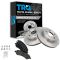 07-09 Aspen, Durango; 06-08 Ram 1500 P/U (ex Megacab); 09-12 Ram 1500 Fr Ceramic Pads & Rotors Set