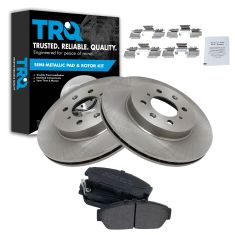 94-01 Acura Integra RS GS GS-R; 93-95 Civic wABS Front Premium Posi Metallic Brake Pads & Rotor Kit