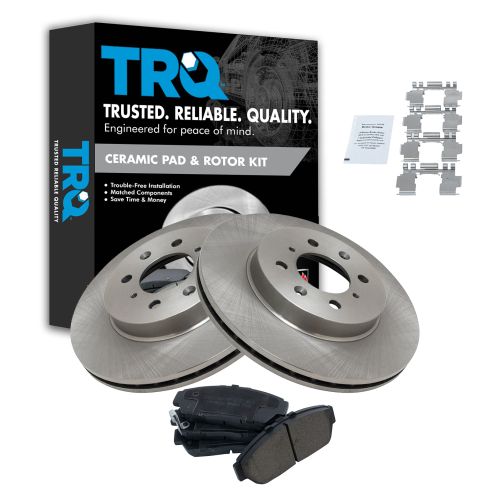 94-01 Acura Integra RS GS GS-R; 93-95 Civic (w/ABS) Front Posi Ceramic Brake Pads & Rotors