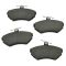 96-99 VW Multifit 4 Lug Front Ceramic Brake Pads & Rotors Set