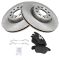 06-12 Audi VW Multifit Front Metallic Brake Pads & 312mm Rotors Set