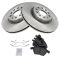 06-12 Audi VW Multifit Front Ceramic Brake Pads & 312mm Rotors Set