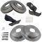 97-02 Ford Expedition; 98-02 Lincoln Navigator 4WD Fr & Rr Premium Posi Ceramic Pad & Rotor Kit