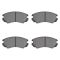 06-10 Hyundai, Kia Multifit Front & Rear Metallic Pads & Rotors Set