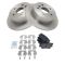 07-12 Lexus ES350, Toyota Camry, Camry Hybrid; 08-12 Avalon Rear Metallic Pads & Rotors Set