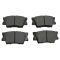 07-12 Lexus ES350, Toyota Camry, Camry Hybrid; 08-12 Avalon Rear Ceramic Pads & Rotors Set