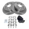 10-12 Lexus HS250H; 06-12 Toyota Rav4 Rear Metallic Brake Pads & Rotors Set