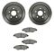 Brake Pad & Rotor Kit SEMI-METALLIC