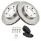 10-11 Lexus HS250h; 08-12 Scion xB; 06-12 Toyota Rav4, 12 Prius V Front Ceramic Pads & Rotors Set