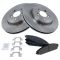 05-12 Chrysler 300; 09-12 Dodge Chlngr, 06-12 Charger, 05-08 Magnum Fr  Posi Metallic Pads & Rotors