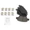 11-12 VW Jetta 2.5, 11-12 Jetta TDI Sedan; 11/02/09-12 Golf Rear CeramicBrake Pads & Rotors Set