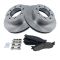 06-08 Dodge Ram 1500 Mega Cab; 03-08 Ram 2500, 3500 Fr Ceramic Pads & Rotors Set