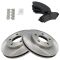 02-07 Buick Rendezvous 2WD; 01-05 Pontiac Aztek 2WD Front Metallic Pads & Rotors Set