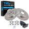 09-10 Vibe 1.8; Corolla XRS; 09-12 Matrix 1.8 Rear Metallic Brake Pads & Rotors Set