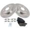 09-10 Vibe (ex GT) 2.4 FWD; 09-12 Matrix S 2.4 FWD; 08-12 Scion XB Rear Ceramic Brake Pads & Rotors